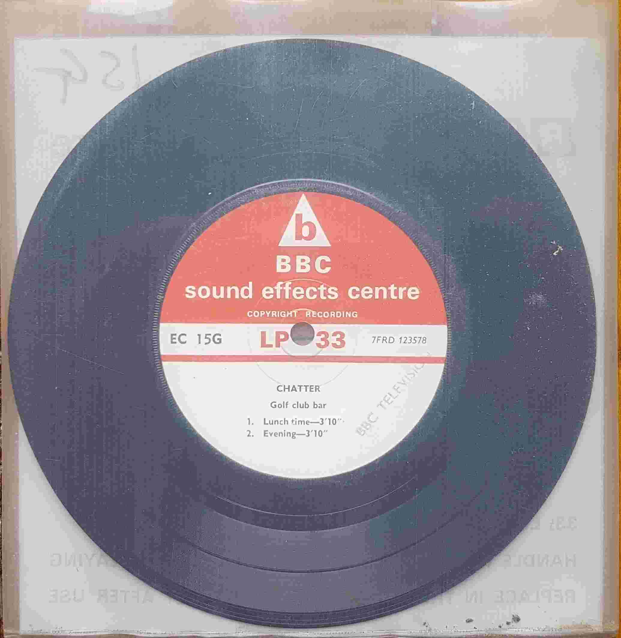 Picture of EC 15G Chatter by artist Not registered from the BBC records and Tapes library